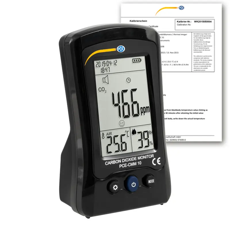 Oro kokybės matuoklis PCE-CMM 10-ICA su ISO kalibravimo sertifikatu