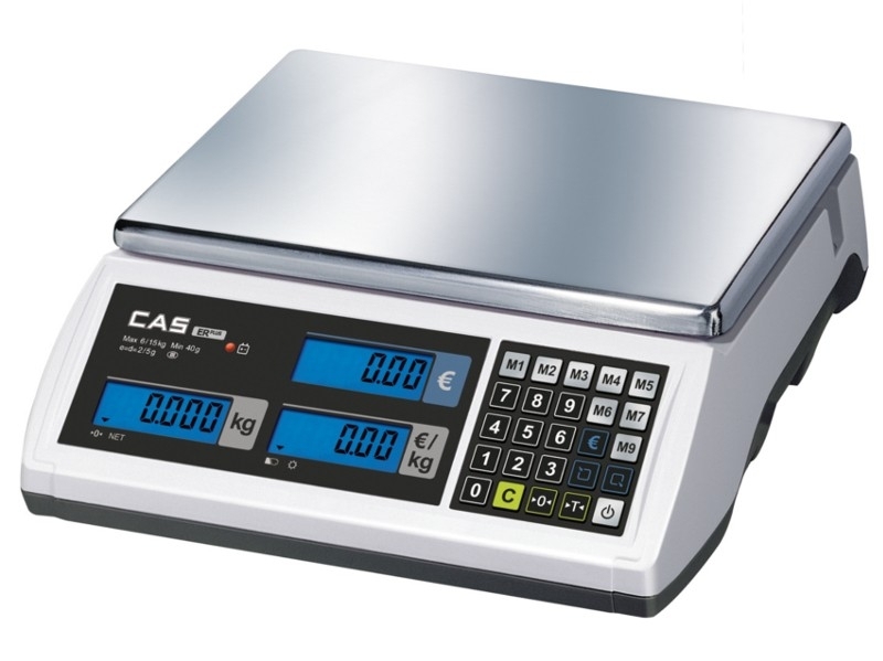 Elektroninės svarstyklės CAS ER PLUS -C 15 kg