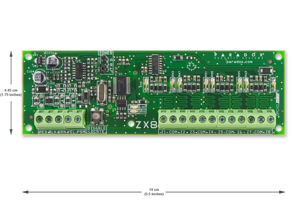 PARADOX zonų išplėtimo plokštė APR-ZX8