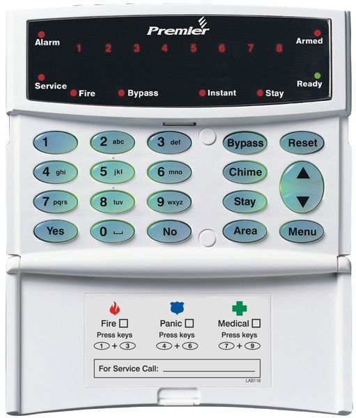 Klaviatūra centralei Texecom Premier RKP8+