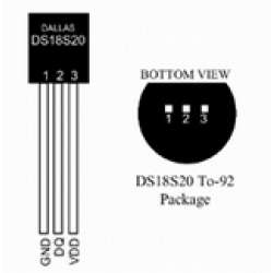 Dallas temperatūros jutiklis DS18S20