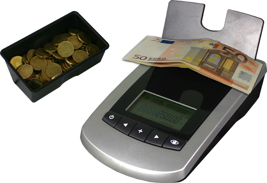 Monetų ir banknotų skaičiavimo aparatas CCE 480
