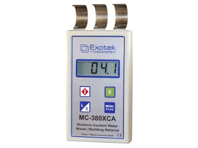 Medienos ir statybinių medžiagų drėgmės indikatorius (nepažeidžiantis objekto) Exotek MC-380XCA