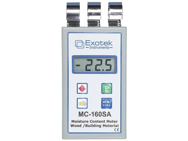 Medienos ir statybinių medžiagų drėgmės indikatorius (nepažeidžiantis objekto) Exotek MC-160SA