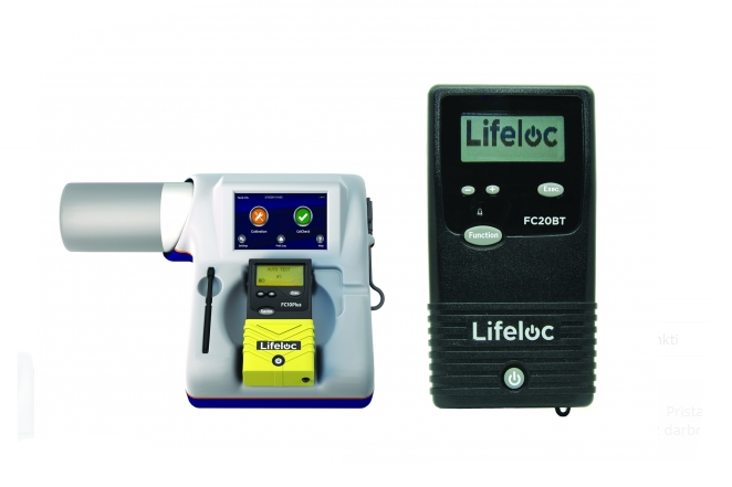 Alkotesteris Lifeloc FC20BT su kalibravimo sistema EASYCAL®