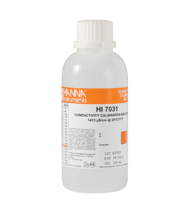 1 413 Ms Cm Laidumo Tirpalas 500 Ml Butelis Su Sertifikatu Hi 7031l C Sauguspasaulis Lt