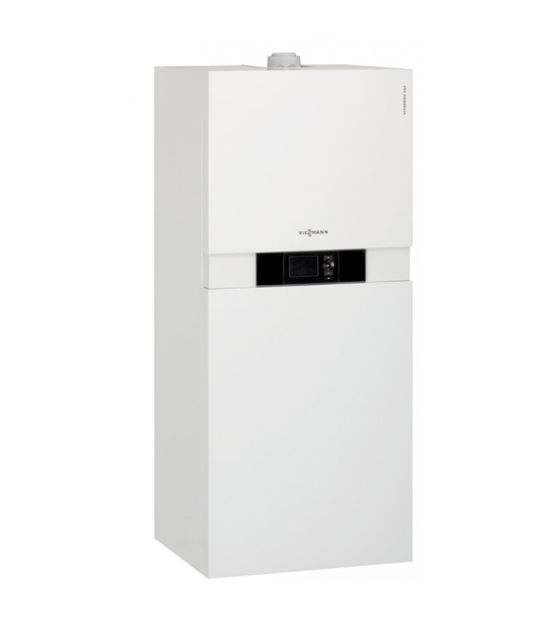 Dujinis katilas Viessmann Vitodens 222-F 1,8-35kW B2TB086 (su 130 L vandens šildytuvu)