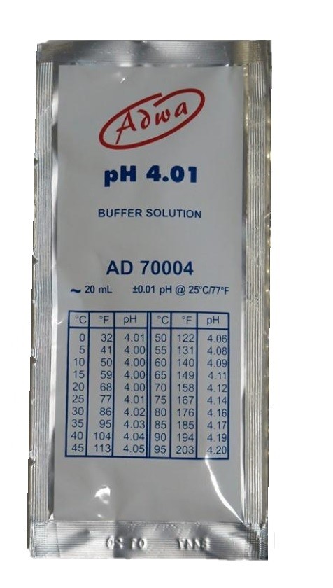 Adwa pH 4,01 buferinis tirpalas AD70004P (25 vnt.)