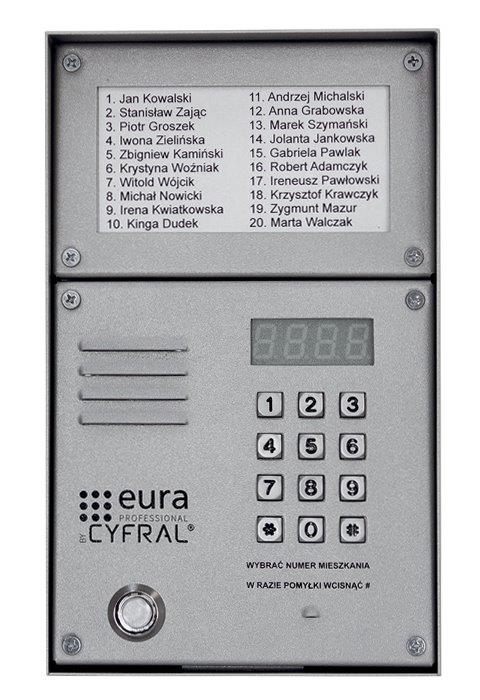 Telefonspynės komplektas CYFRAL ZC-2000D (sidabro spalvos)