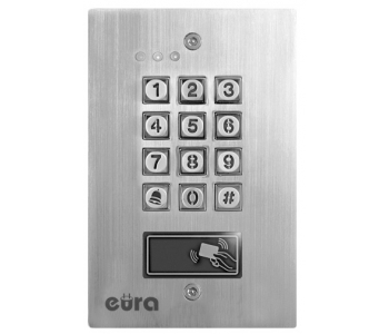 Durų kodinis užraktas su kortelių skaitytuvu EURA AC-18A1