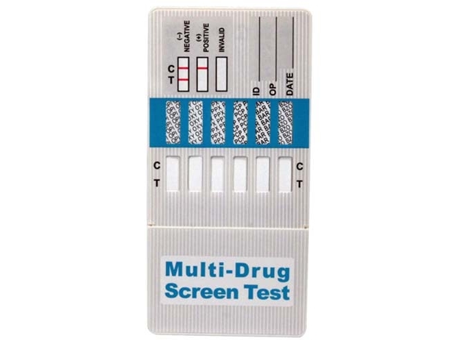 Momentinis narkotikų testas (panardinamas) 5 rūšių narkotikams aptikti (25 vnt)