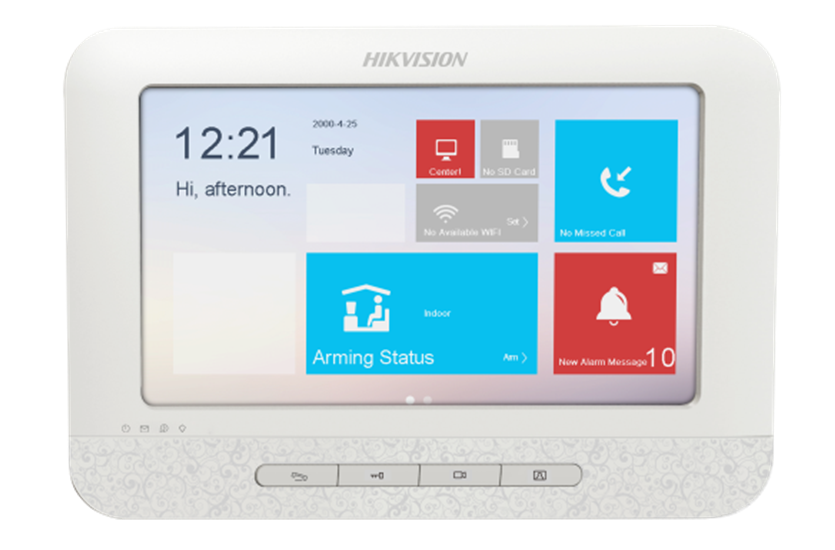 IP video telefonspynės monitorius Hikvision DS-KH6310-W