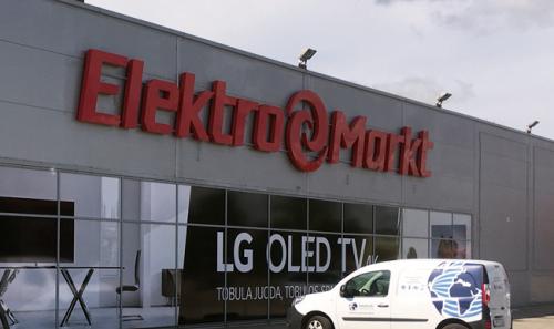 Prekių saugos sistemų įrengimas ELEKTROMARKT parduotuvėje