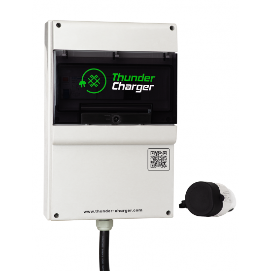 Elektromobilio įkrovimo stotelė Thunder Charger 7,2 kW su integruotu laidu