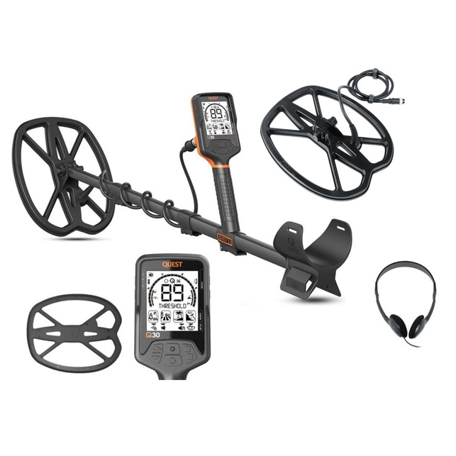 Metalo detektorius Quest Q30+ WHP + Xpointer