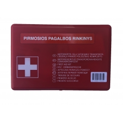 Pirmosios pagalbos vaistinėlės rinkinys plastikiniame dėkle C2659, atitinka SAM