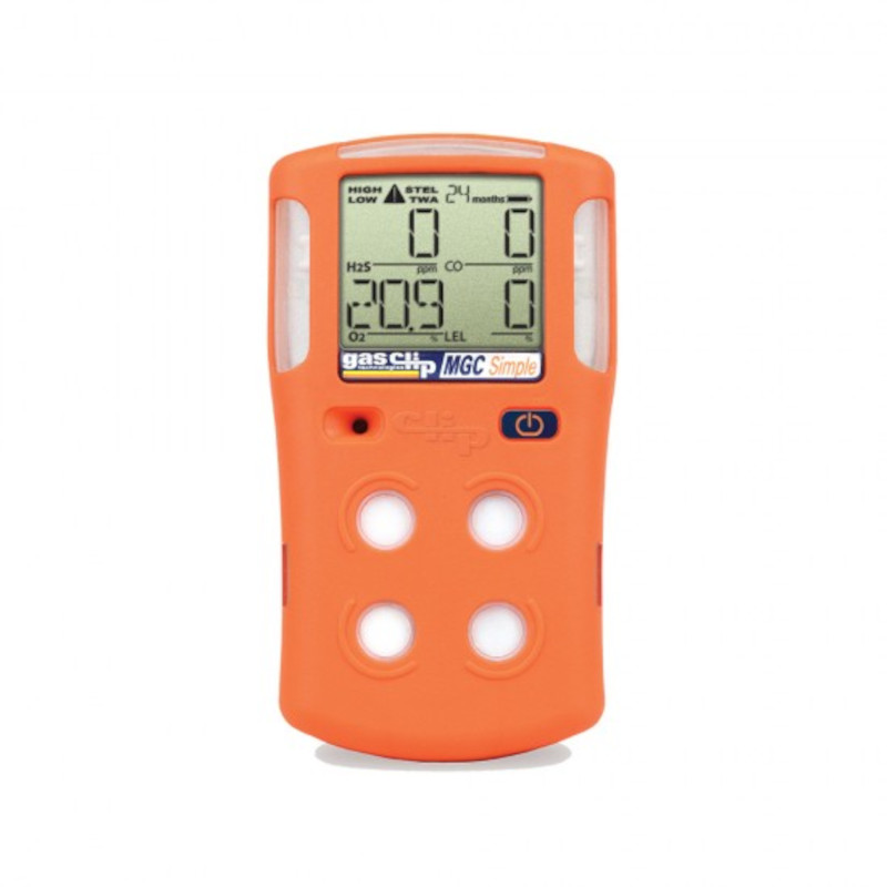 Daugialypis dujų detektorius (MULTI GAS CLIP SIMPLE PLUS)