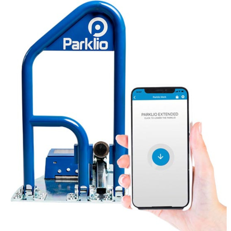 Išmaniuoju telefonu valdomas parkavimo barjeras PARKLIO Zeus Y