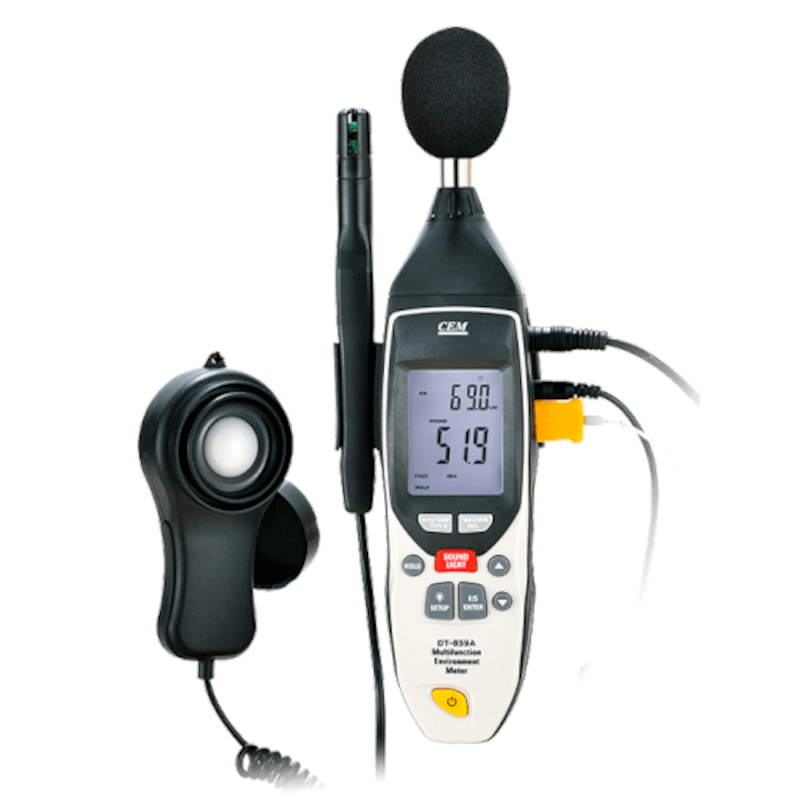 Skaitmeninis daugiafunkcis aplinkos matuoklis DT-859A