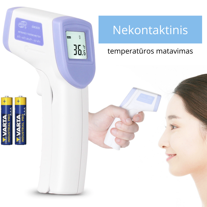 NEKONTAKTINIS MEDICININIS TERMOMETRAS FRA3655