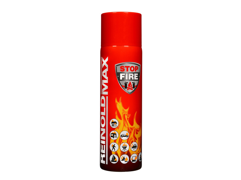 Daugkartinio naudojimo mini gesintuvas ReinoldMax (500 ml)  
Vandens ir AFFF putų pagrindu sukurtas gesintuvas. Greitai užgesins gaisrą ankstyvojoje stadijoje, kadangi gaisro židinio temperatūra akimirksniu nukrenta, taip užkirsdama kelią pakartotinam įsidegimui. Idealiai tinka naudoti vidaus patalpose, nes neturi kenksmingų medžiagų sudėtyje. 
  
Pagamintas Lietuvoje, sertifikuotas TÜV Vokietijos laboratorijoje.