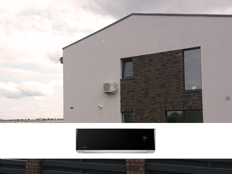 Individualiame name įrengėme Sinclair Spectrum Plus serijos kondicionierių  
A++/A+ energijos klasės, tyliai veikiantis, puikaus dizaino oro kondicionierius su WiFi moduliu. 2 pakopų kompresorius, gali šildyti patalpas lauko temperatūrai nukritus net iki -30°C.