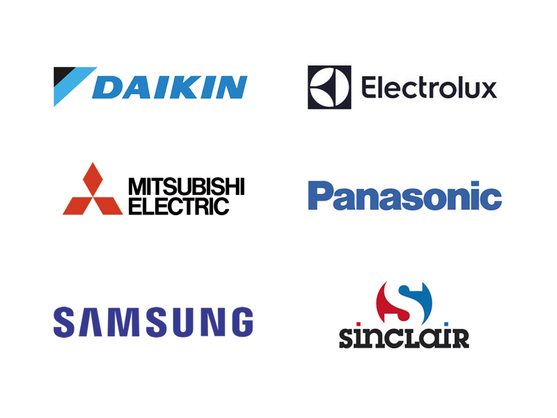 Visų pagrindinių gamintojų oro kondicionieriai  
Be Panasonic oro kondicionierių, taip pat parduodame Daikin, Electrolux, Samsung, Sinclair, Mitsubishi oro kondicionierius. Galime pasiūlyti beveik 300 skirtingų derinių oro kondicionierius namams ir komerciniams objektams. 
Esame tikri, kad surasime efektyviausią sprendimą jūsų patalpų vėsinimui.