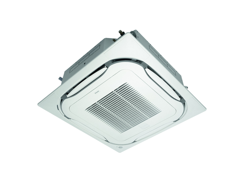 Kasetiniai multisplit oro kondicionieriai Daikin Round Flow FCAG-A 
360° oro išleidimas užtikrina optimalų efektyvumą ir komfortą. Automatinis filtrų valymas. Galima pasirinkti du filtrų tipus.     Du papildomi pažangūs jutikliai pagerina energijos efektyvumą ir komfortą  .   Individualus sklendės valdymas  . Galimybė naudoti tik ventiliatorių. Sausinimo programa. Savaitinis laikmatis. Automatinis perkrovimas. Savidiagnostikos funkcija. 
Galima užsisakyti baltas, pilkas ar juodas groteles. Galimybė užsisakyti WiFi modulį. Distancinis IR pultelis ir/arba sieninis pultas.