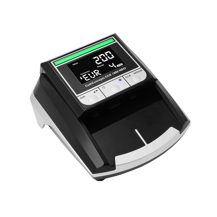 Banknotų tikrinimo aparato CCE 1800 NEO nuoma (para 19 Eur su PVM)