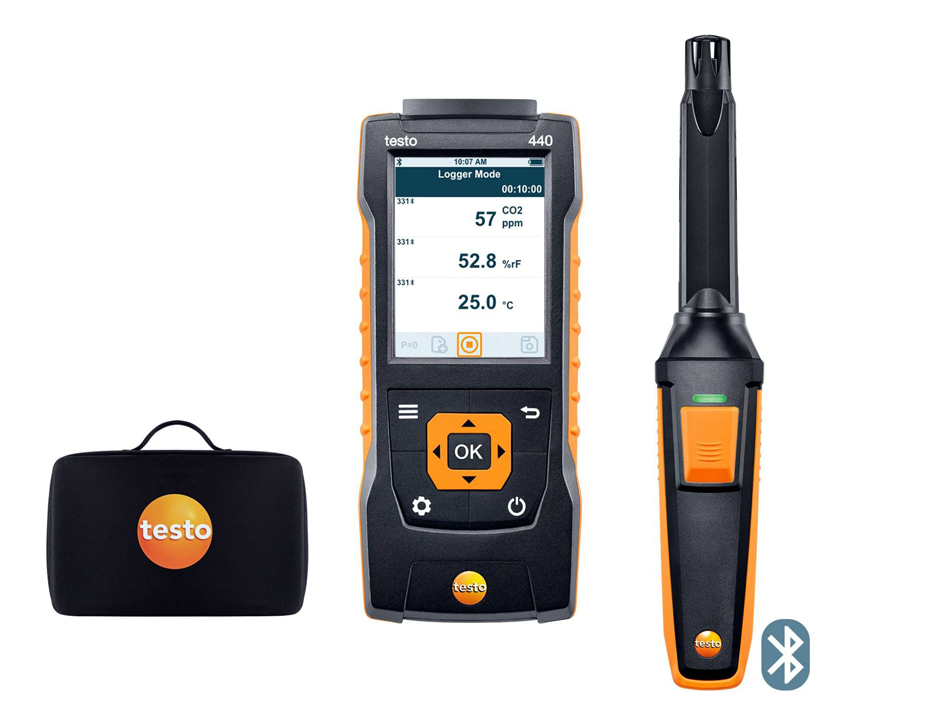 Multifunkcinis matuoklis Testo 440 su CO₂ jutikliu / 0563 4405
