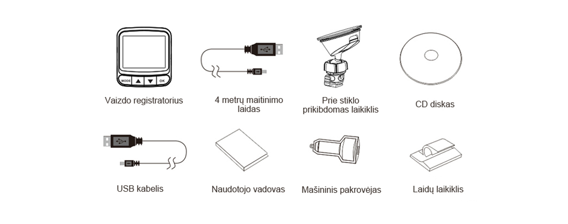 video registratoriai