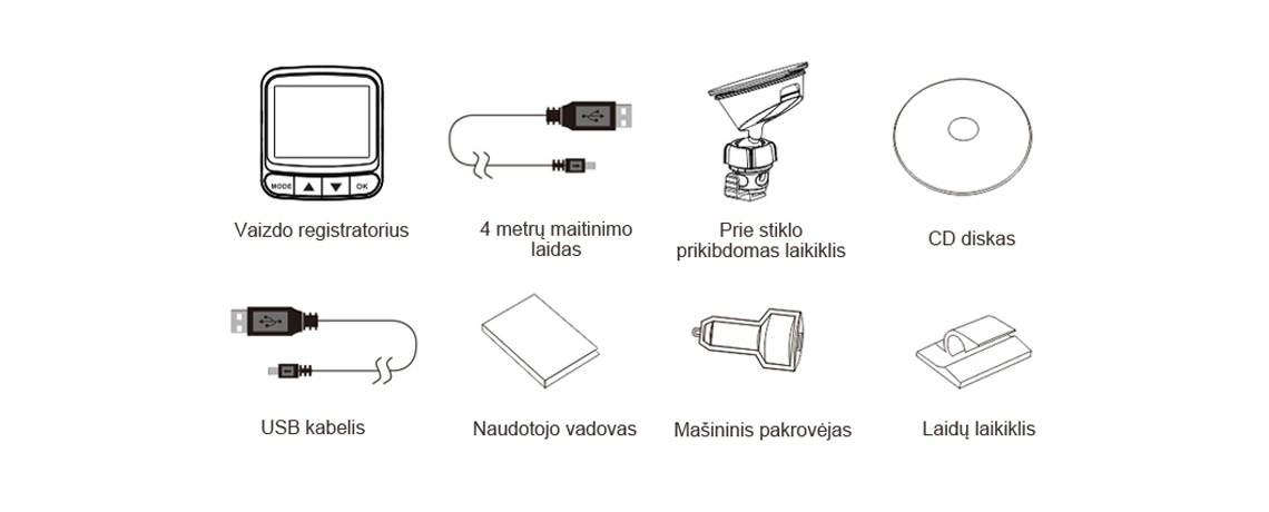 video registratoriai