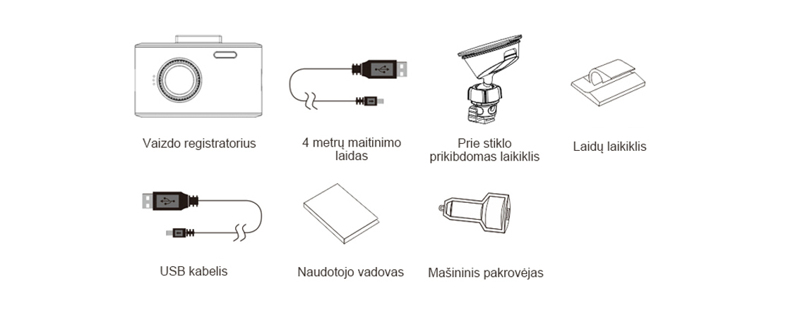 vaizdo registratoriai automobiliui