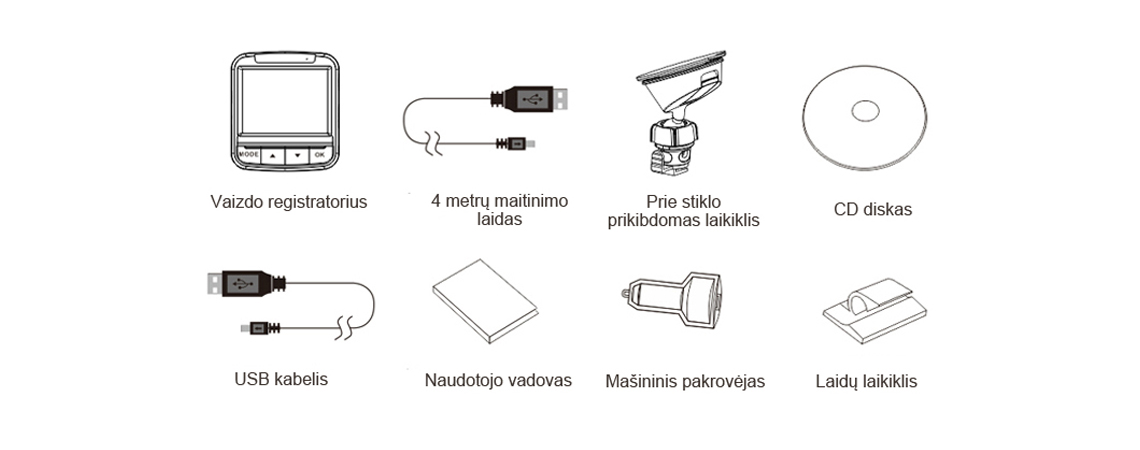 video registratoriai