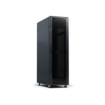 Pastatoma komutacinė spinta 19'' 42U 600x600 stiklinės durys