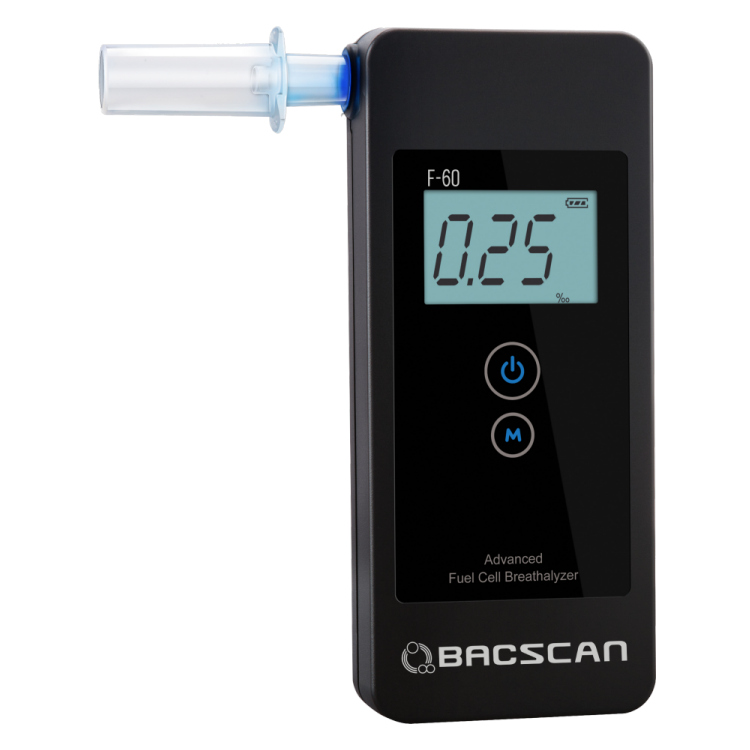 Alkotesteris su elektrocheminiu jutikliu Bacscan F-60 LT
