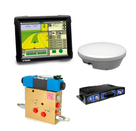 Trimble automatinio vairavimo sistema Autopilot su  FmX navigatoriumi