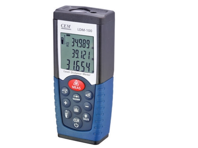 Lazerinis atstumų matuoklis CEM LDM 100