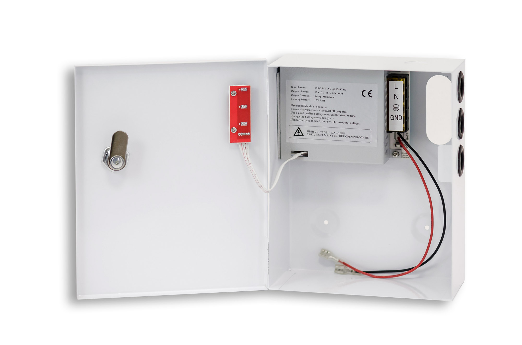 Maitinimo šaltinis 3A/12V (didelė dėžė)