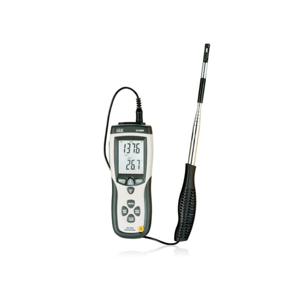 Karštos vielos anemometras CEM DT-8880
