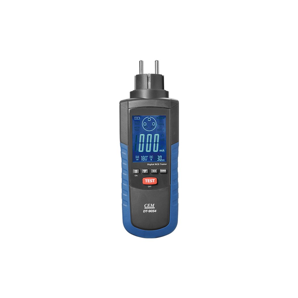 Skaitmeninis RCD testeris CEM DT-9054