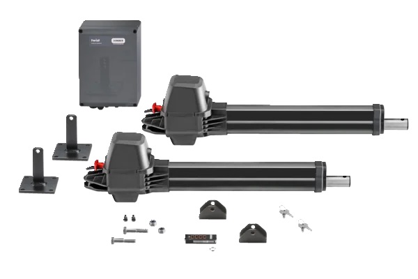 Varstomų vartų pavara SOMMER TWIST M S3 Black (2 varčių komplektas)