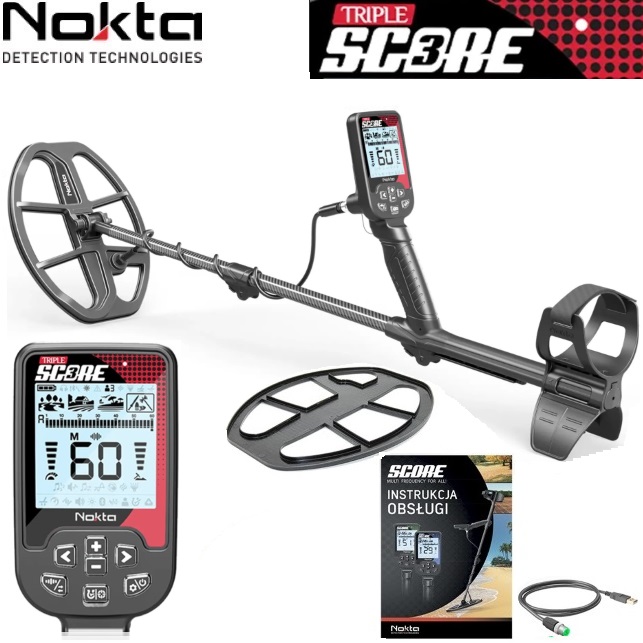 Metalo detektorius Nokta Score 3 Pro Pack