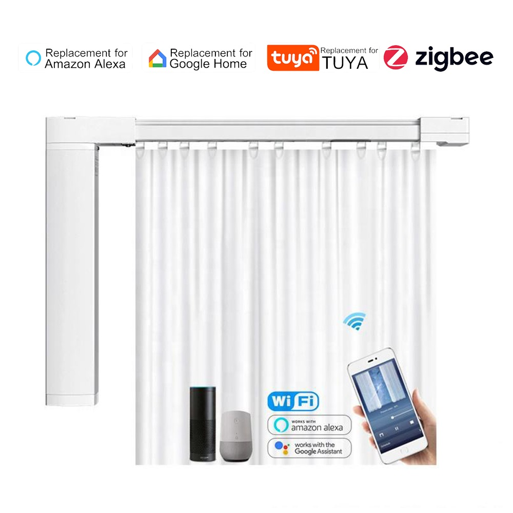 Automatinė užuolaidų valdymo sistema SmartHome Bluetooth&WiFi 7 metrai 