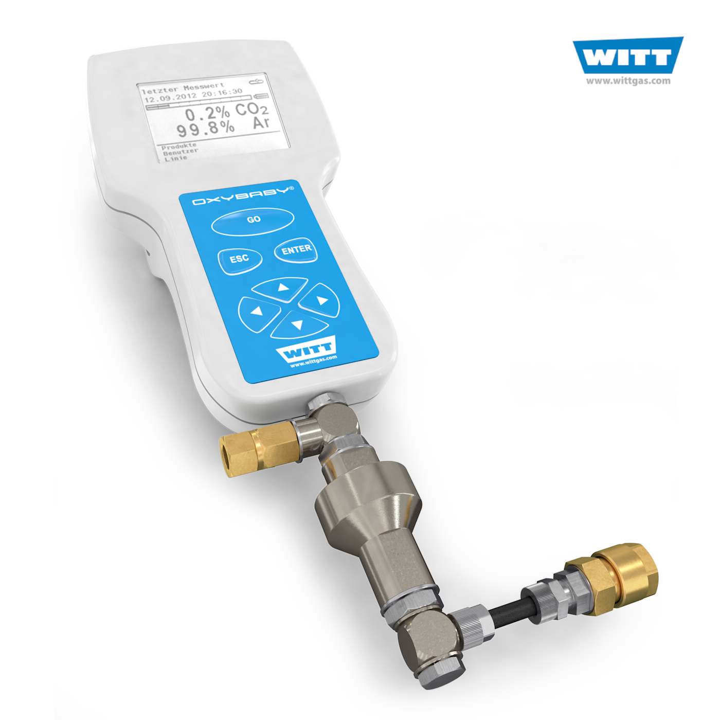 Dujų analizatorius OXYBABY® 6.0 P (O₂, CO₂ arba O₂/CO₂)