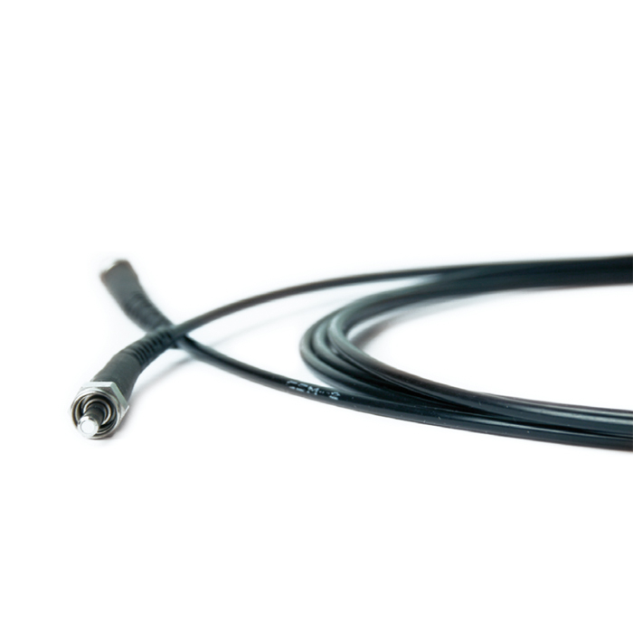 Universalus šviesos kreipiklis tarp matuoklio ir jutiklio Polymer Optical Fiber POF