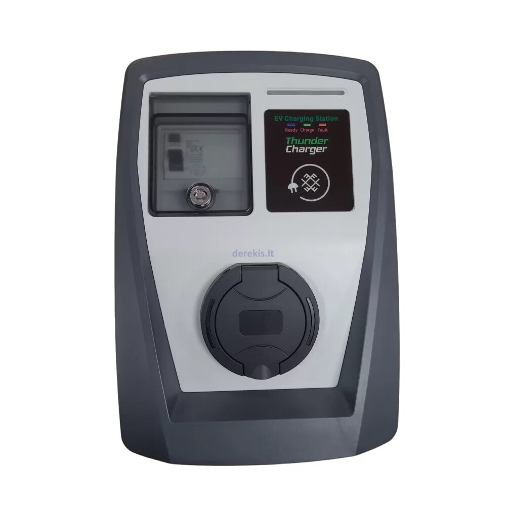 Elektromobilių įkrovimo stotelė Thunder Charger EKEC1-S-T2-3P-32A- OCPP, 22kW