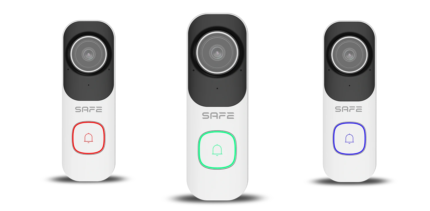 Wi-Fi vaizdo durų skambutis SAFE DoorBell (Keli variantai)