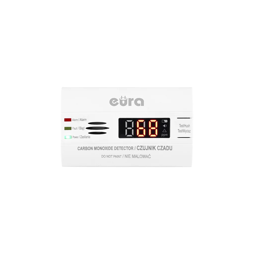 Anglies monoksido ir dujų detektorius Eura CD-80B8