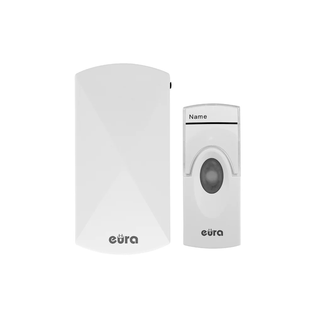 Bevielis durų skambutis Eura WDP-05A3 (baltas)